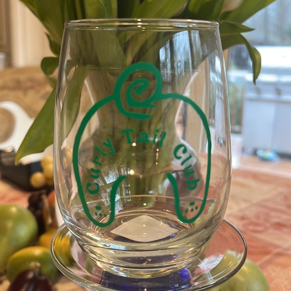 NWT Custom Design Curly Tail Club beverage class. Custom design of logo. - Picture 3 of 7
